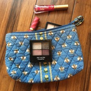 Vera Bradley Bumblebee Print Medium Zip Pouch